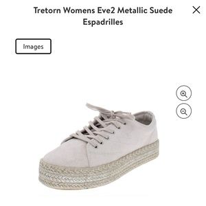 Tretorn Womens Eve2 Metallic Suede
Espadrilles, BRAND NEW